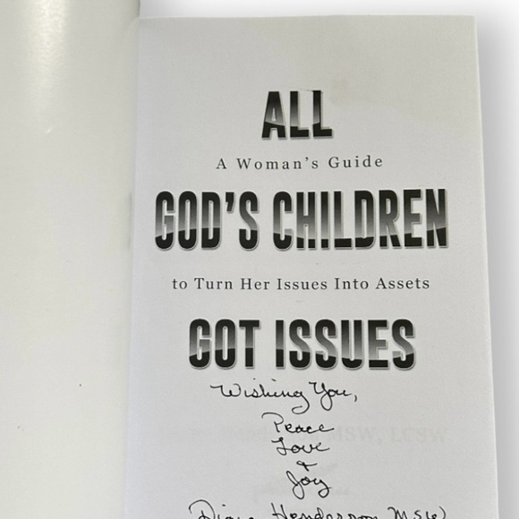 All God's Children Got Issues: A Woman's Guide to Turn Her Issues … SIGNED BOOK - Picture 6 of 6